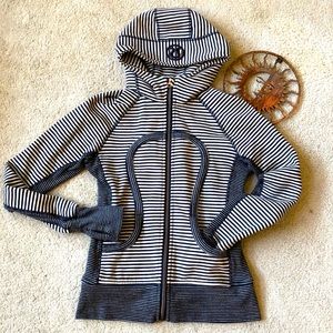 Lululemon Striped Scuba Hoodie!